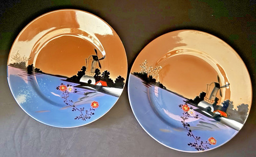 Vintage noritake windmill - vintage,