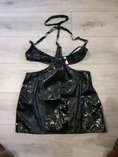 BNWOT PVC & Faux Leather Stud