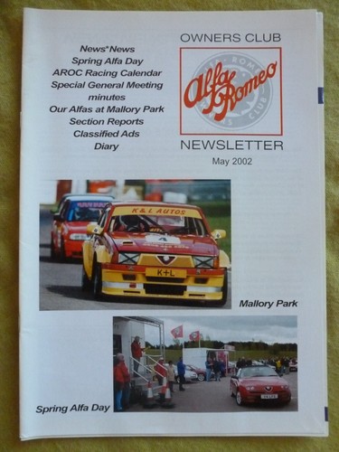 Alfa romeo owners club news - romeo,