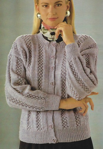 Ladies cardigan knitting - cardigan,