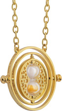 Time Turner Necklace,Time Converter Hourglass Necklaces,Retro Accessory Collarbo