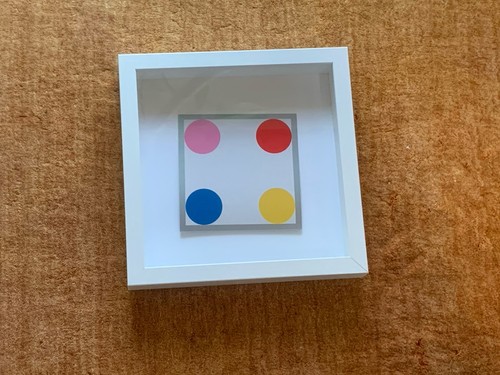 Damien hirst spot print - hirst,