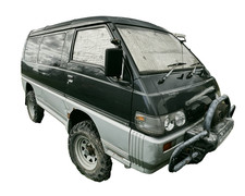 Mitsubishi Delica L300 1986-1993 4x4 insulated Thermal window blinds cab set
