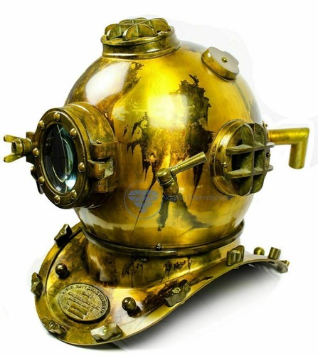 Antique style brass navy - style, u.s