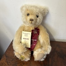 "Jeremy" Merrythought Bear Ltd Edition - 33cm - Mohair - Made in England