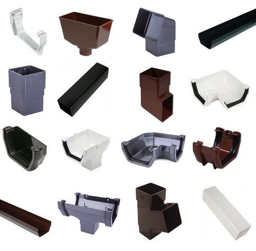 Square guttering downpipe - square,
