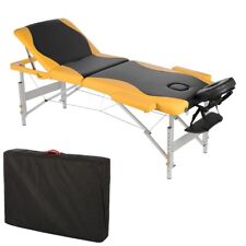 Massage Table Massage Bench Aluminium 3 Zone Folding Mobile Lounger
