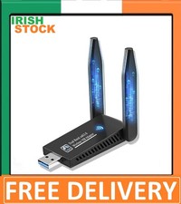 Wifi Bluetooth Dongle Adapter USB 3.0 5 DBI Dual Band 2.4/5.8G 1300Mbps 2 In 1