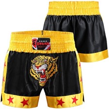 FARABI Boxing Muay Thai Shorts MMA Kickboxing Fight Trunks Training Shorts Adult
