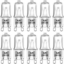 10/12 PK G9 Halogen Bulbs 25W/28W Warm White Filament Lamp Capsule LED Bulb 230V