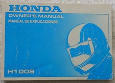 HONDA H100S & H100SII 1988