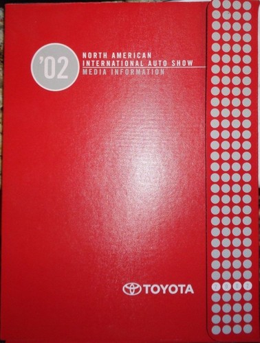 2002 toyota press kit - 2002,