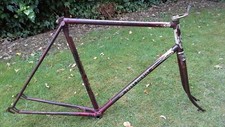 VINTAGE RALEIGH TRENT TOURIST CYCLE FRAME + FORKS FOR RESTORATION.. LOOK !!