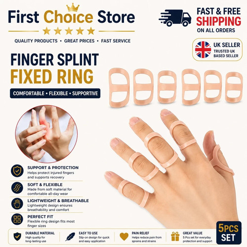 Pack oval finger splints - 5,