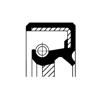 Differential shaft seal - shaft, 35mm