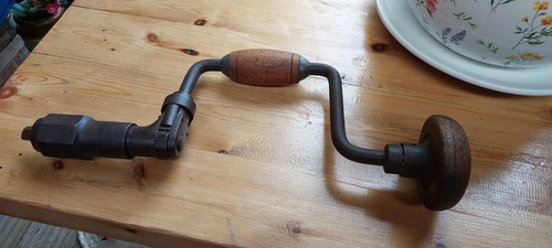 Vintage hand brace drill - vintage,