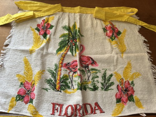 Vintage souvenir half apron - vintage,