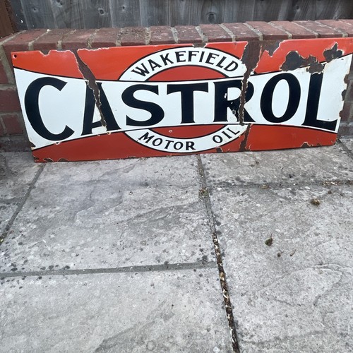 Castrol motor oil enamel - castrol,