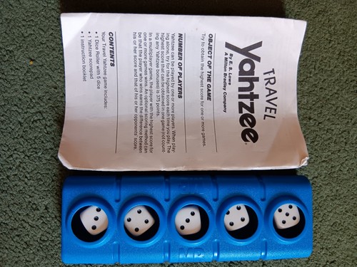 Yahtzee travel edition hard - yahtzee,