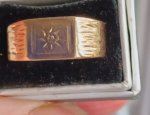 Vintage mens 375 9ct yellow - 9ct,