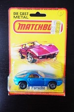 Vintage Matchbox Superfast No.59 Porsche 928 on 1980 card