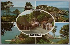 Picturesque Torquay Devon England Multiview Postcard Posted 1966