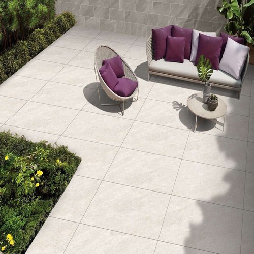 Quartz white porcelain paving - white,