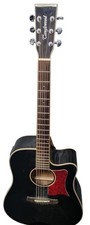 Tanglewood Winterleaf TW5 BK Dreadnought Cutaway Electro Acoustic Guitar Black