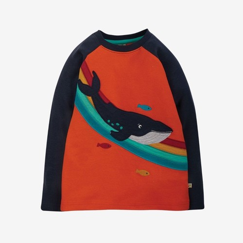 Frugi kids whale applique - frugi,