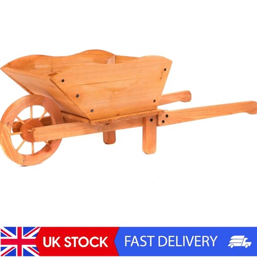 Garden wooden wheelbarrow - garden,
