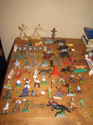 Vintage britains and timpo etc - and,