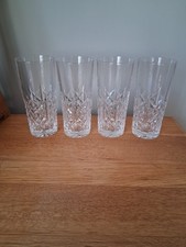 Set of 4Crystal Cut Glass