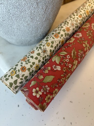 Rolls vintage foral - vintage,