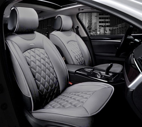 Deluxe grey leather front - grey,