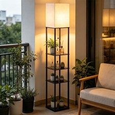Corner floor lamp with - floor,