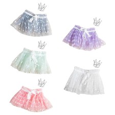 2Pcs Newborn Photography Props Short Skirts+Headwear Crown Clothes Headdress Set