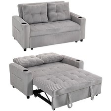 HOMCOM 2 Seater Sofa Bed