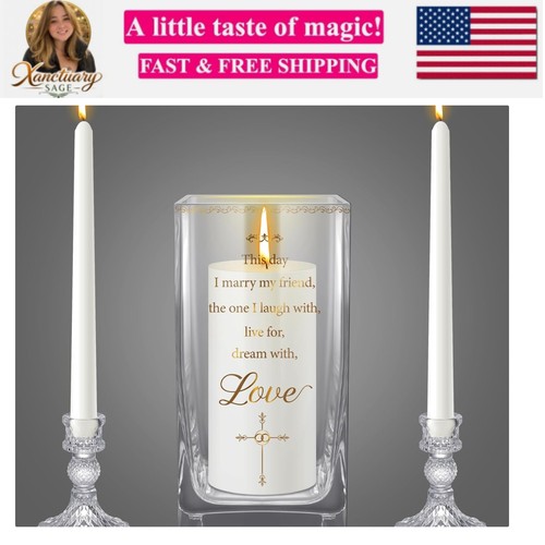 Unity candles with holder - holder, for