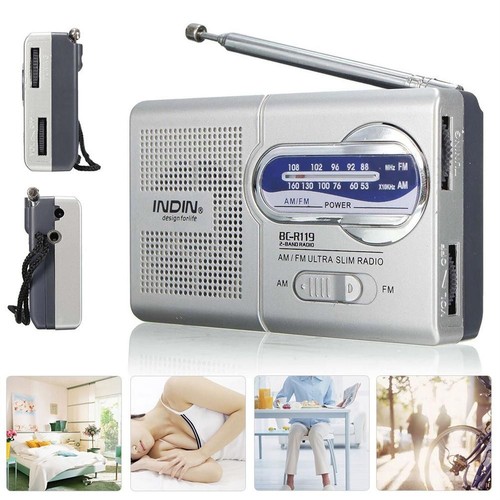 R119 portable am fm - pc, am/fm
