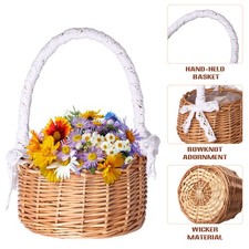 Wicker storage basket large - storage,