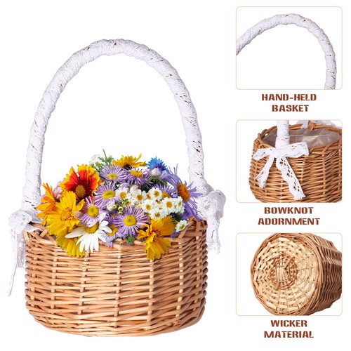 Wicker storage basket large - wicker,