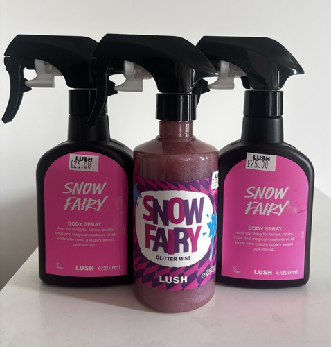 Lush snow fairy body spray - 2x,