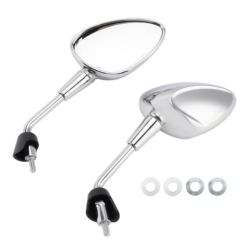 Pair shorty mirrors chrome for - mirrors,