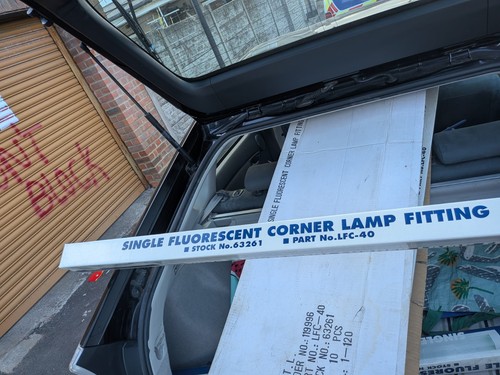 Fluorescent corner lamp - fluorescent,