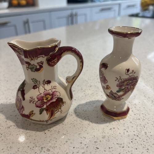 Masons mandalay red - masons, floral