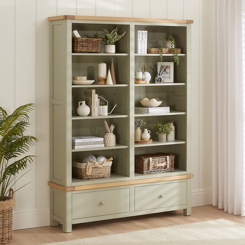 Double library bookcase - double,