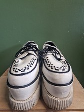 Limited Edition Platform TUK Creepers, UK  Mens  Size 6 (Unisex) Black And White