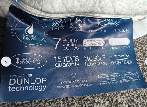 Organic latex mattress - organic, topper