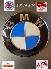 1x BMW 74mm Boot Lid ROUND