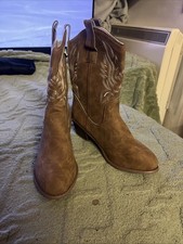 Ladies Faux Leather Camel